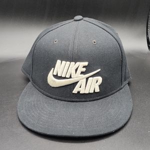 Nike True Air Hat Logo Swoosh Cap Snap Back Men Adjustable Logo black